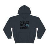 Enjoy The Winter Holiday Snowflake Unisex Heavy Blend Hooded Sweatshirt! Winter Vibes!