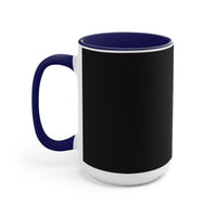 Pop Pop The man The Myth The Legend Two-Tone Coffee Mugs, 15oz! Grandparent Vibes!