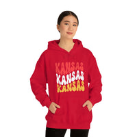 Kansas City Football Ride The Red Wave Unisex Heavy Blend Hooded Sweatshirt! Football Season! Spring Vibes!