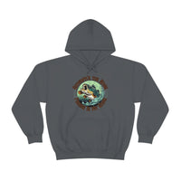 Grandpa's The Name and Fishing is My Game Fathers day Unisex Heavy Blend Hooded Sweatshirt!