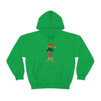 Mr. Elf Unisex Heavy Blend Hooded Sweatshirt! Winter Vibes!