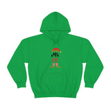 Mr. Elf Unisex Heavy Blend Hooded Sweatshirt! Winter Vibes!