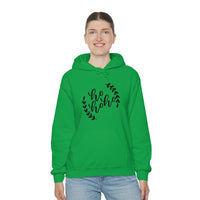 Ho Ho Ho Minimalistic Christmas Unisex Heavy Blend Hooded Sweatshirt! Winter Vibes!