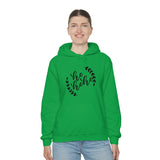 Ho Ho Ho Minimalistic Christmas Unisex Heavy Blend Hooded Sweatshirt! Winter Vibes!