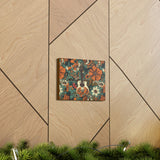 Floral Vintage 70's Inspired Guitar Canvas Gallery Wraps!