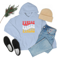 Kansas City Football Ride The Red Wave Unisex Heavy Blend Hooded Sweatshirt! Football Season! Spring Vibes!