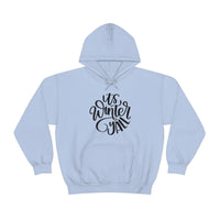 It's Winter Yall Unisex Heavy Blend Hooded Sweatshirt! Winter Vibes!