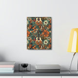 Floral Vintage 70's Inspired Guitar Canvas Gallery Wraps!