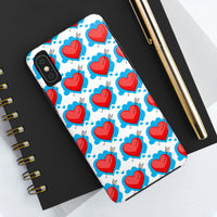 Valentines Day Dainty Heart Tough Phone Cases! Spring Vibes!