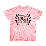 Freckled Fox Merch Black Logo 2023 Tie-Dye Graphic Tees! Pink, Yellow, and Blue! Spring Vibes! Summer Vibes! Merch!