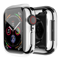 Universal TPU Bumper Case with Screen Protector for Smartwatch - Fits Multiple Sizes & Series