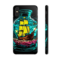 Ship in a Bottle Neon Colors Tough Phone Cases!