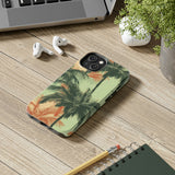 Palm Tree's Green and Orange Tough Phone Cases, Case-Mate! Summer Vibes!