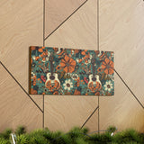 Floral Vintage 70's Inspired Guitar Canvas Gallery Wraps!