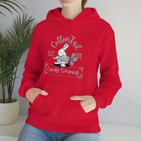 Easter Cotton Candy Bunny Tail Company Unisex Heavy Blend Hooded Sweatshirt! Spring Vibes!