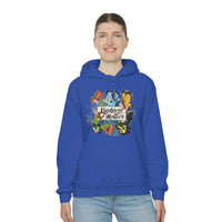 Kindness Matters Vintage Butterflies Unisex Heavy Blend Hooded Sweatshirt! Spring Vibes!