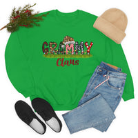 Grammy Claus Unisex Heavy Blend Crewneck Sweatshirt! Winter Vibes!