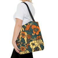 Vintage 70's Inspired Elephant Print Tote Bag!