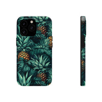 Teal Blue Pineapples Tough Phone Cases, Case-Mate! Summer Vibes!