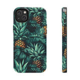 Teal Blue Pineapples Tough Phone Cases, Case-Mate! Summer Vibes!