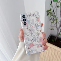 Ultra Clear Floral Painted Silicone Phone Case for Samsung Galaxy S Series