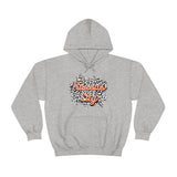 Kansas City Football Grey and Pink Leopard Print Unisex Heavy Blend Hooded Sweatshirt! Football Season!