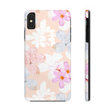 Pink Floral Hibiscus Flowers Tough Phone Cases, Case-Mate! Summer Vibes!