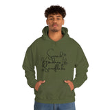 Spread Kindness Like Snowflakes Unisex Hooded Sweatshirt! Winter Vibes!