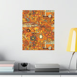 Vintage 70's Inspired Floral Van Life Premium Matte Vertical Posters!