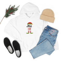 Mrs. Elf Unisex Heavy Blend Hooded Sweatshirt! Winter Vibes!