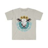 1 Vintage Pray Until The Cows Come Home Unisex Graphic Tees!