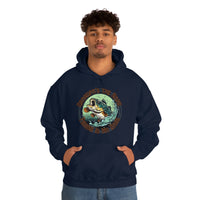 Grandpa's The Name and Fishing is My Game Fathers day Unisex Heavy Blend Hooded Sweatshirt!