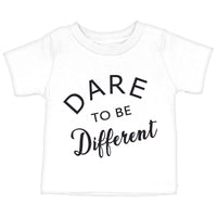 Dare to Be Different Baby Jersey T-Shirt - Cool Baby T-Shirt - Graphic T-Shirt for Babies