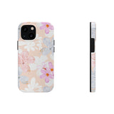 Pink Floral Hibiscus Flowers Tough Phone Cases, Case-Mate! Summer Vibes!