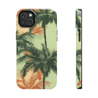 Palm Tree's Green and Orange Tough Phone Cases, Case-Mate! Summer Vibes!