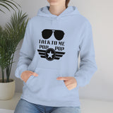 Talk to Me Pop Pop Unisex Heavy Blend Hooded Sweatshirt! Grandparent Vibes! Fathers Day!