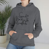 Spread Kindness Like Snowflakes Unisex Hooded Sweatshirt! Winter Vibes!