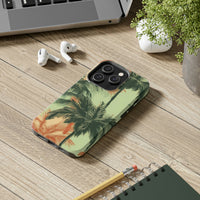 Palm Tree's Green and Orange Tough Phone Cases, Case-Mate! Summer Vibes!