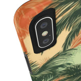 Palm Tree's Green and Orange Tough Phone Cases, Case-Mate! Summer Vibes!