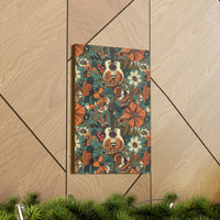 Floral Vintage 70's Inspired Guitar Canvas Gallery Wraps!