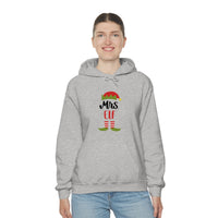 Mrs. Elf Unisex Heavy Blend Hooded Sweatshirt! Winter Vibes!