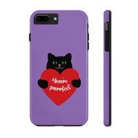 Valentines Day Your Perfect Kitten Purple Tough Phone Cases, Case-Mate! Spring Vibes!