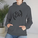 Ho Ho Ho Minimalistic Christmas Unisex Heavy Blend Hooded Sweatshirt! Winter Vibes!