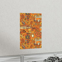 Vintage 70's Inspired Floral Van Life Premium Matte Vertical Posters!