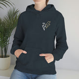 Basics Wear Anywhere Unisex Heavy Blend Hooded Sweatshirt! Lightening Bolt Edition! Basics!