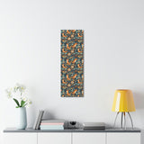 Vintage 70's Inspired Floral Foxy Canvas Gallery Wraps!