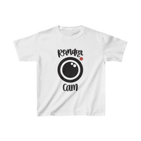 Reindeer Cam Unisex Kids Heavy Cotton Graphic Tees! Foxy Kids! Winter Vibes!