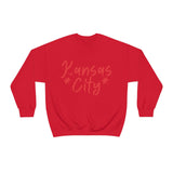 Kansas City Football Unisex Heavy Blend Crewneck Sweatshirt! Football Season!