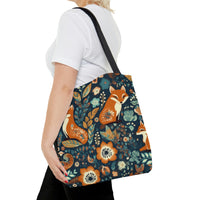 Vintage 70's Inspired Foxy Florals Tote Bag!