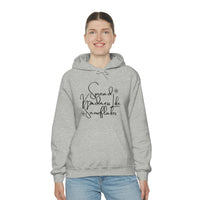 Spread Kindness Like Snowflakes Unisex Hooded Sweatshirt! Winter Vibes!